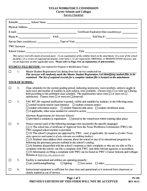 Ps100 Form