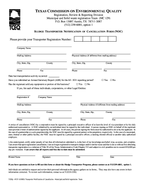 Rto Noc Cancellation Letter Format