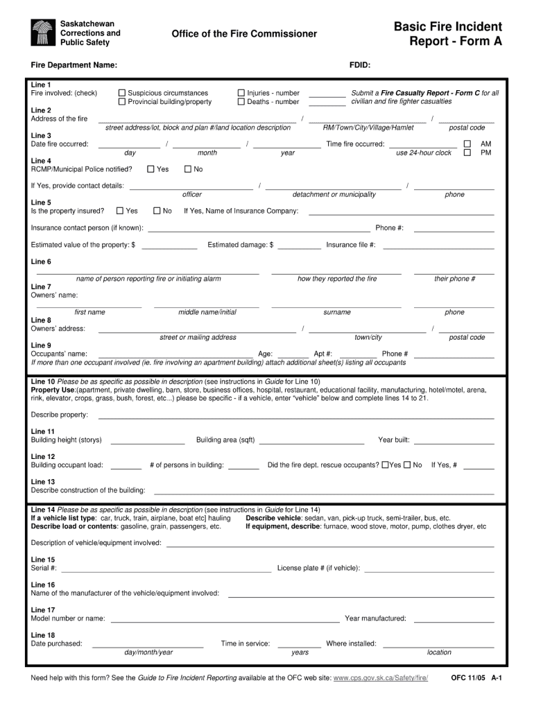 Get and Sign Fire Incident Report Format Sample 21-21 Throughout Sample Fire Investigation Report Template