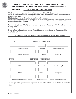 Nasscorp Liberia Forms