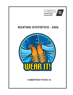 BOATING STATISTICS Corpslakes Usace Army  Form