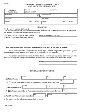 Printable Court Forms