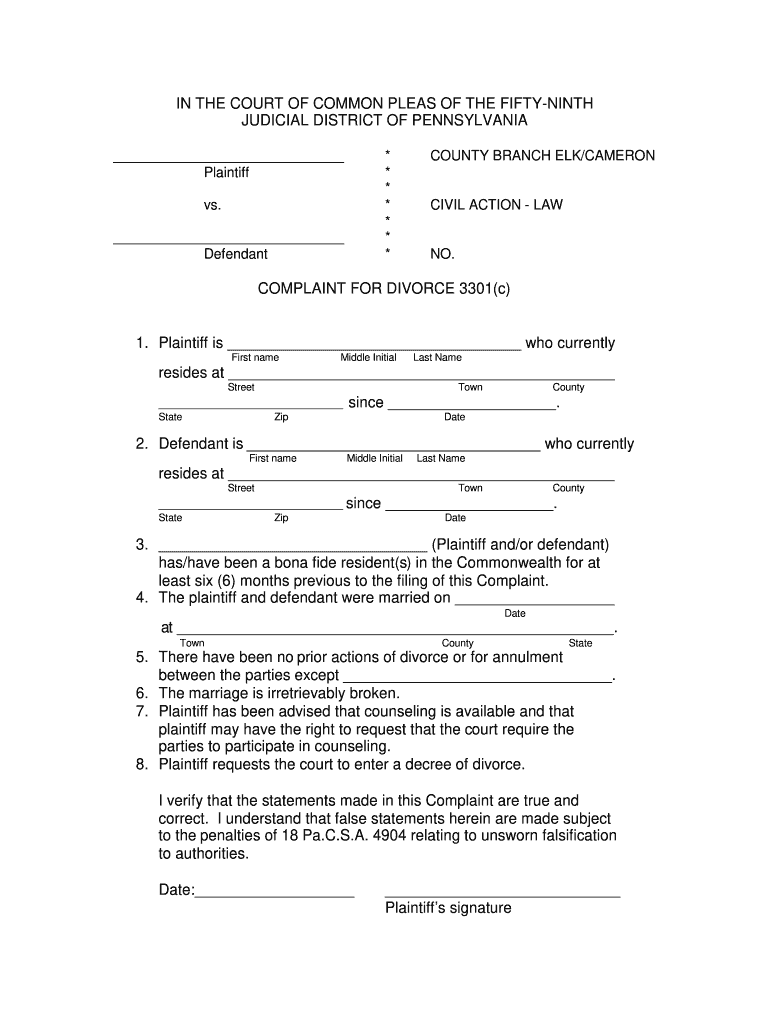 divorce-papers-template-free-database