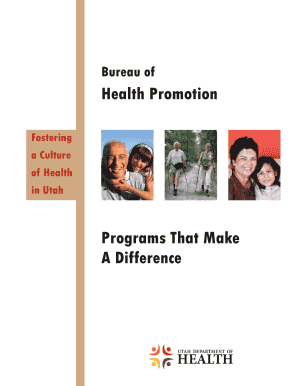 Program Name Utah Department of Health Utah Gov Health Utah  Form