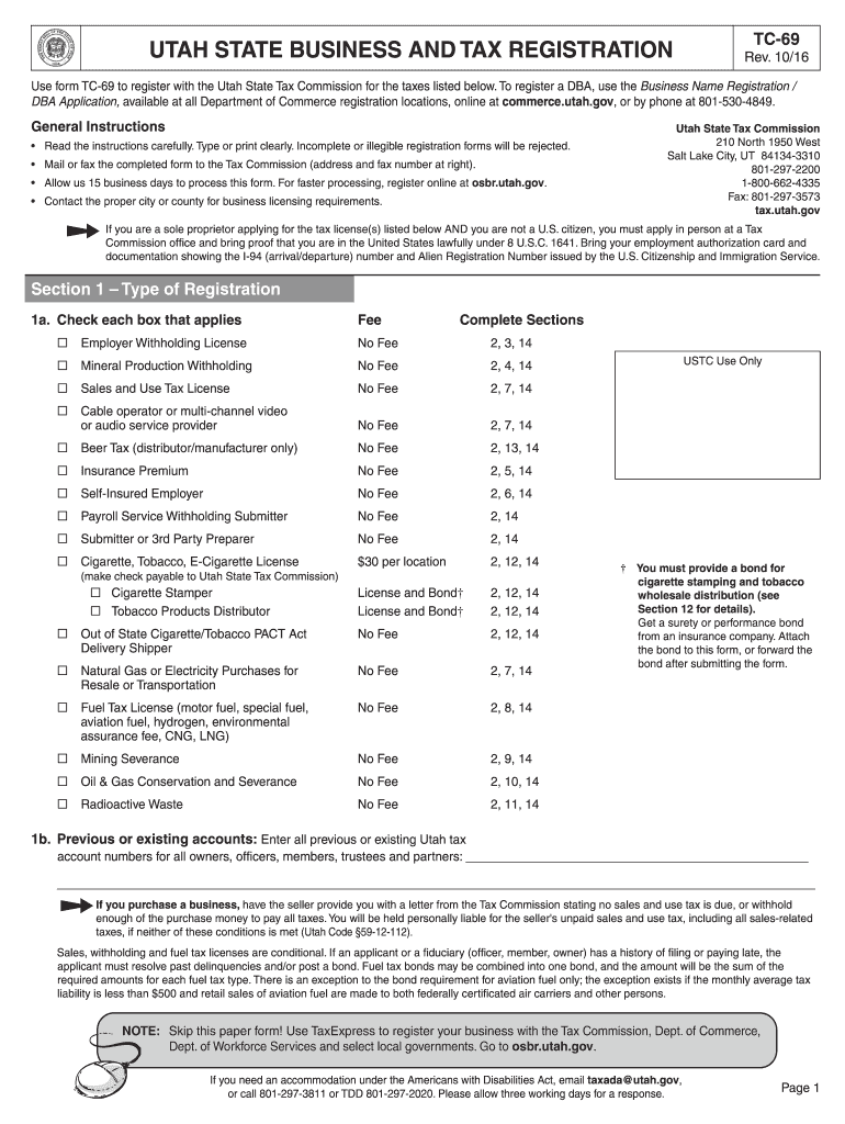  Tc69com Form 2020