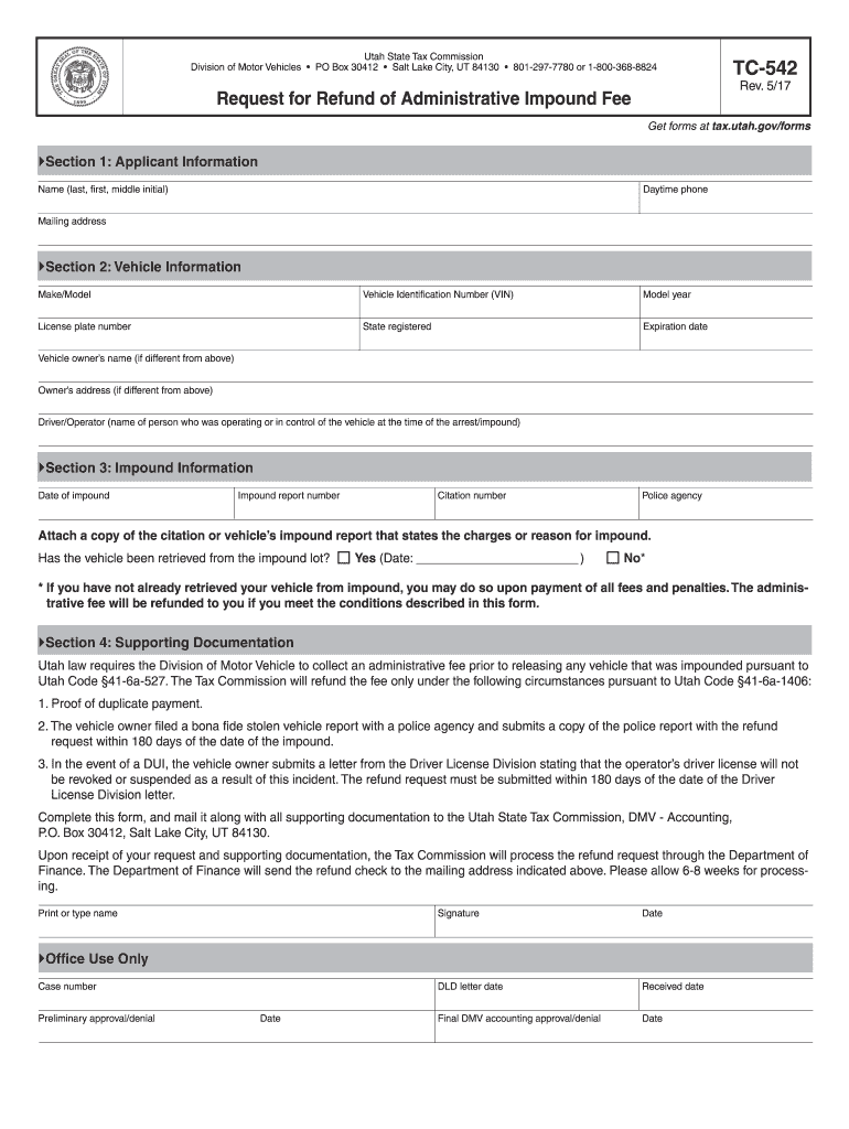  Looking for a Tc542 Form 2014-2024