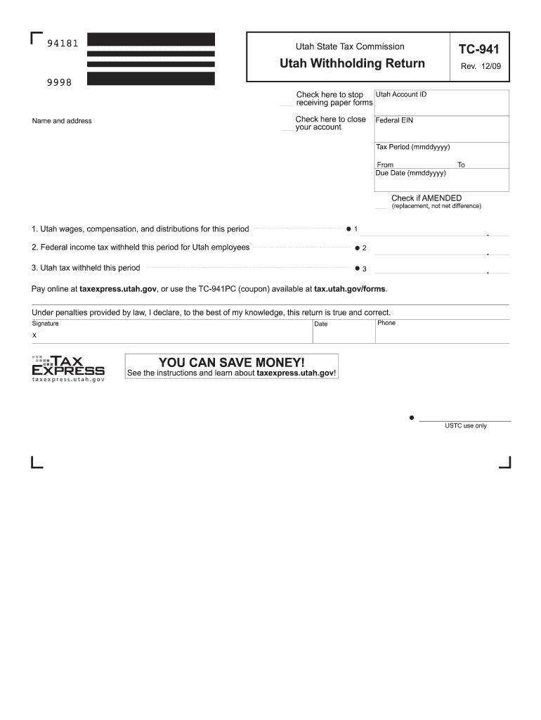  Tc 941 Form 2015-2024