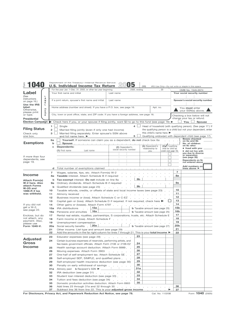 Irs Form 1040