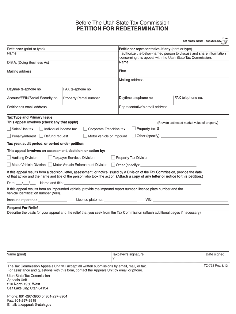  Tc 738 Form 2017