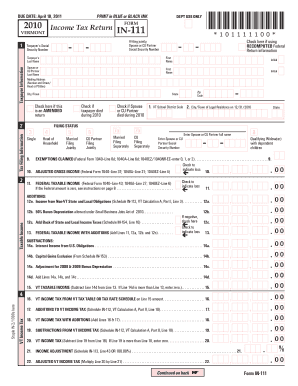 In 111 Vermont  Form