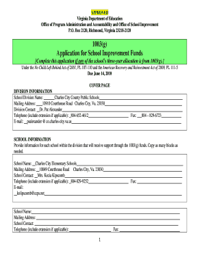 Charles City 1003gapplicationRevised 0311 DOC Doe Virginia  Form