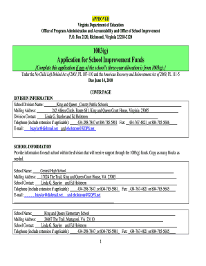 King and Queen 1003g Application Compli Ok DOC Doe Virginia  Form