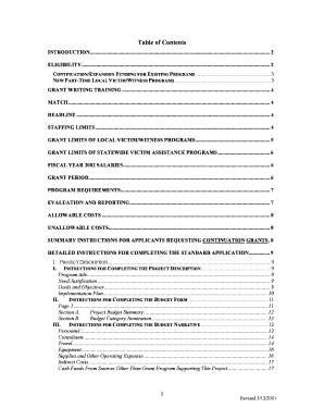 1 Table of Contents Dcjs Virginia  Form