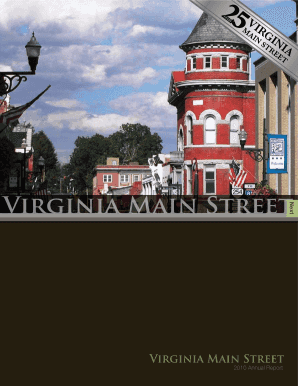 Virginia Main Street Annual Report PDF Virginia DHCD Dhcd Virginia  Form