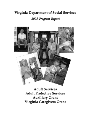 Program Report Virginia Department of Social Services Dss Virginia  Form