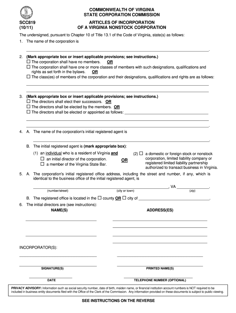  Va Form 819 2020