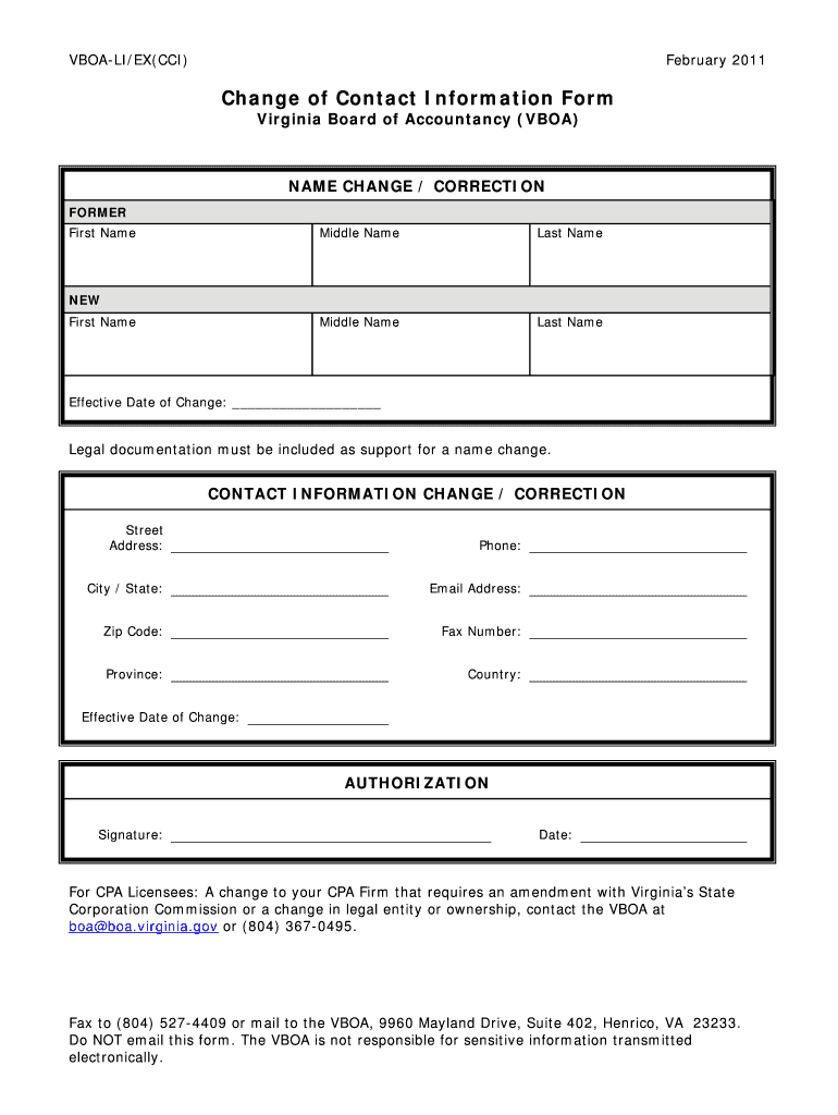 David a Von Moll Office Telephone Form