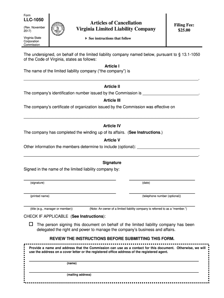  Va Llc Fillable Inline Application  Form 2009