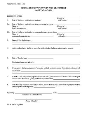 Vdss Forms