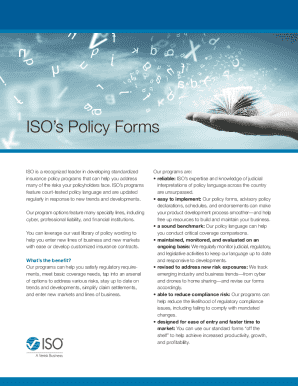 Iso Insurance Forms PDF