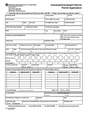 Wsdot Forms