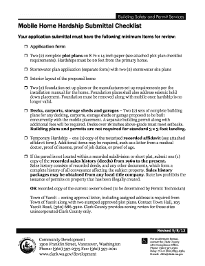 Clark County Property Records Wa Renew Hardship  Form