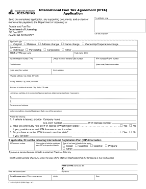  Washington State Trip Permit 2013