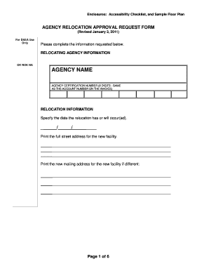 Relocation Approval Request Form Fill InRev 110103 DOC