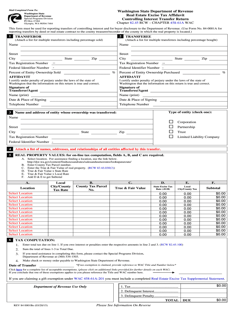  Washington Rev 84 0001b  Form 2012