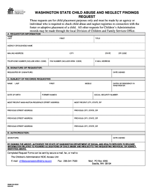 Anonymous Cps Report Online Washington  Form