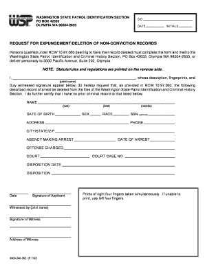 Wsp Expungement  Form