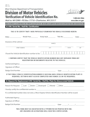 Wv Dmv Dmv 1b  Form