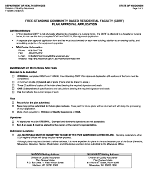 Cbrf Form F 62496