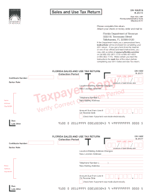 Florida Form Dr 15 Fillable