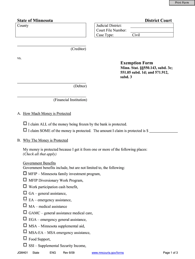 Wage Garnishment Form