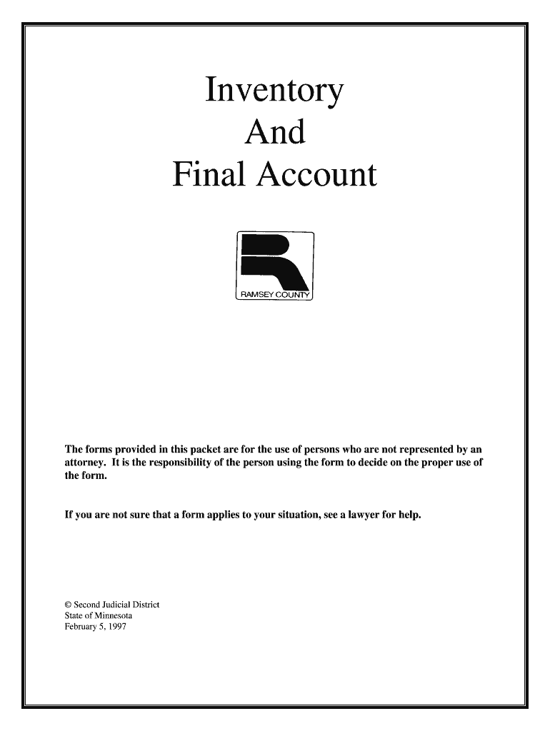 Get and Sign Final Account Form 1997-2022