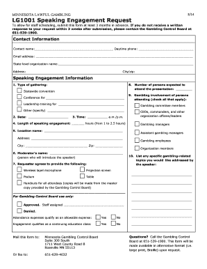 Lg1001 Speaking Engagement Request Gcb Mn  Form