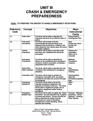 Mn School Bus Manual  Form