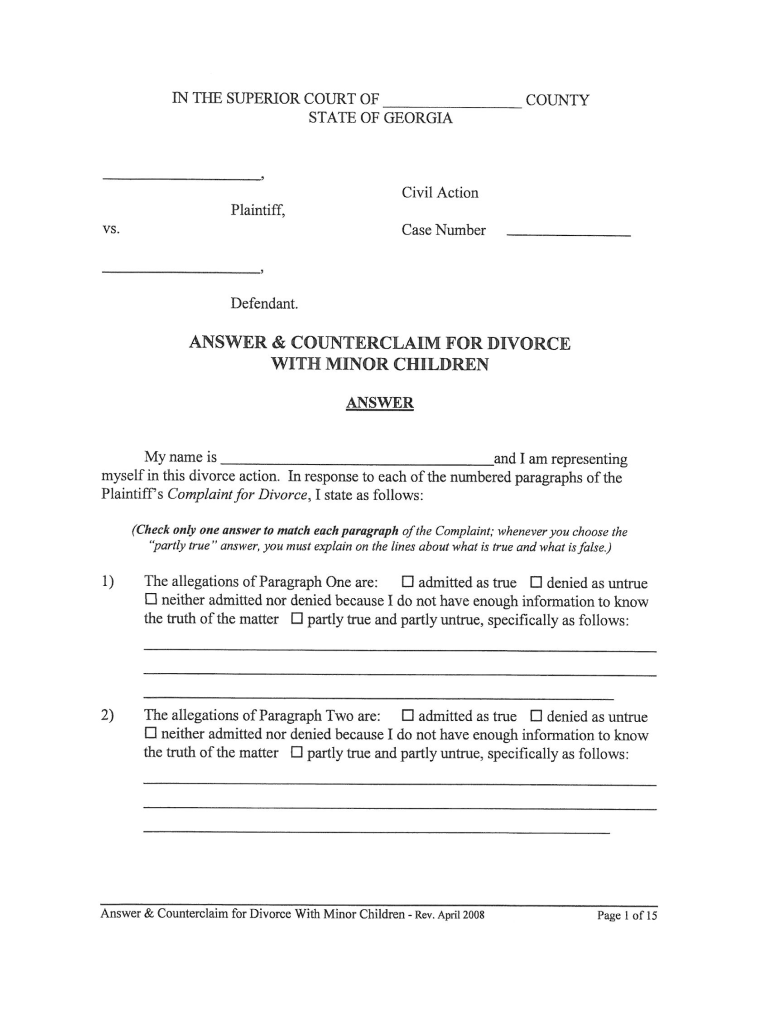 Bill of Complaint for Divorce Virginia PDF  Form