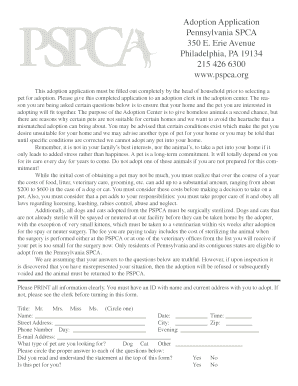 Pa Adoption Forms Fillable