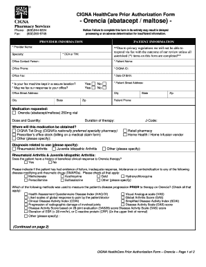 Cigna Pharmacy Prior Authorization Form