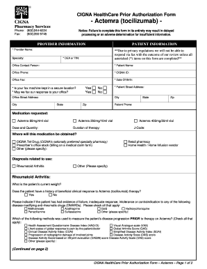 Cigna Form