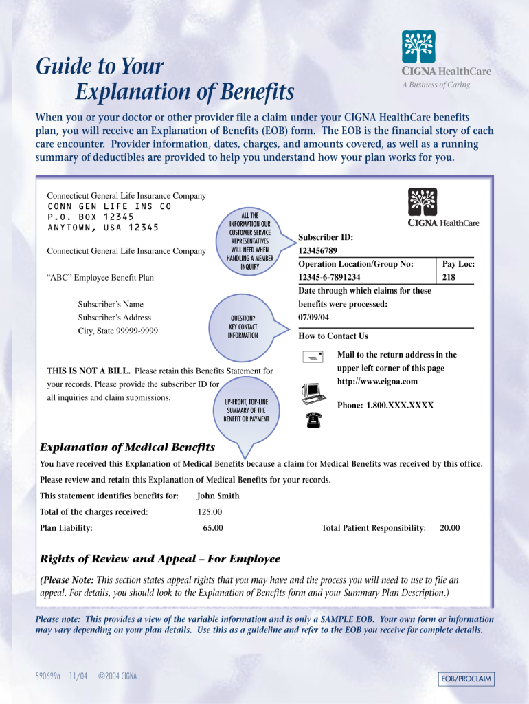  Cigna Eob 2004-2024