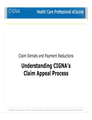Cigna Appeal Form
