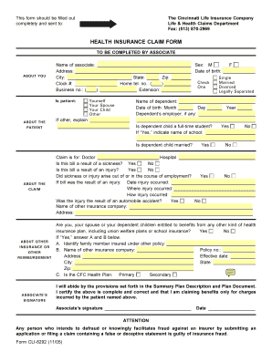 Aflac Ada Form