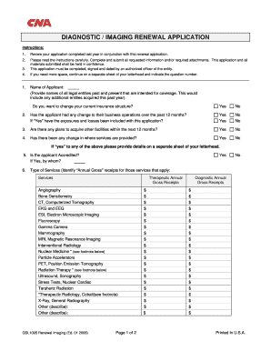 CNA Renewal Form