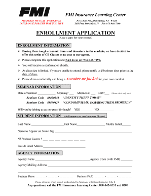 Date of Seminar Morning  Form