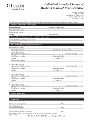 Lincoln Financial Forms