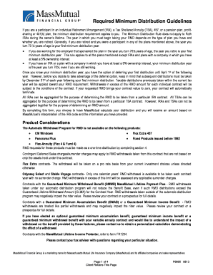 Mass Mutual Rmd Request Form