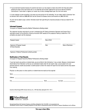 Hiv Consent Form Template
